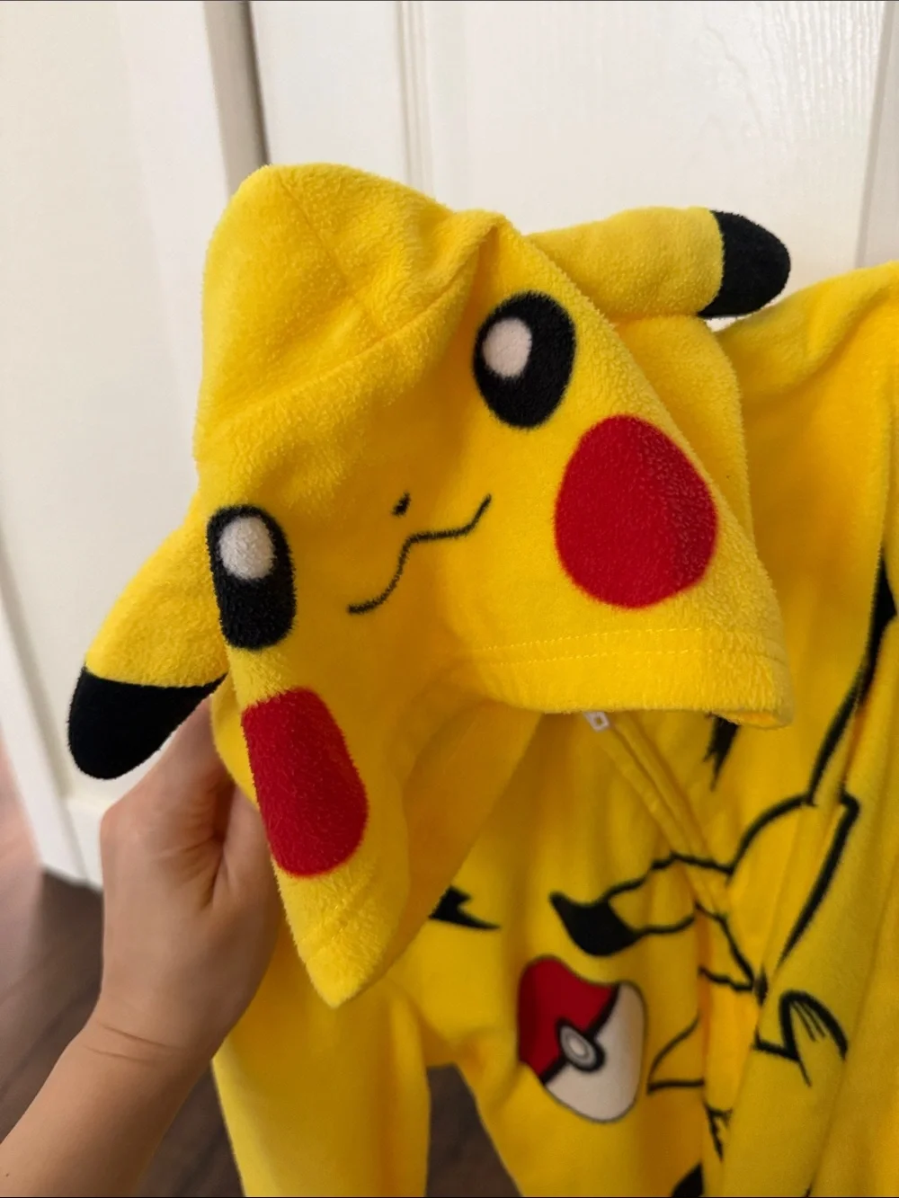 Pokemon Yellow Pikachu Kids One-Piece Pajama Romper